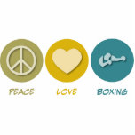 Peace Love Boxing Photo Cut Out