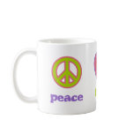 Peace, Love & Calculus Mug