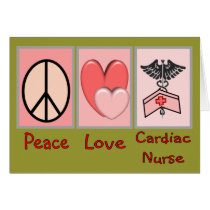 Peace Love Cardiac Nurse