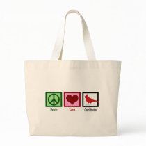 Peace Love Cardinals Bags