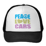 Peace Love Cars Mesh Hats