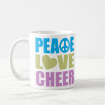 Peace Love Cheer Coffee Mug