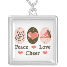 Peace Love Cheer Necklace