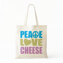 Peace Love Cheese Tote Bags