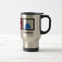 Peace Love Chemistry Coffee Mugs