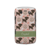 Peace Love Chocolate Labs Blackberry Bold Case
