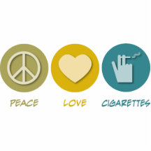 Peace Love Cigarettes Photo Cut Outs