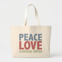Peace Love Classical Guitar Bags