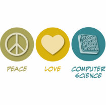 Peace Love Computer Science Photo Cutouts