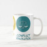 Peace Love Conflict Resolution Coffee Mug
