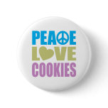 Peace Love Cookies Pins