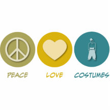 Peace Love Costumes Photo Cut Outs