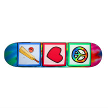 Peace, Love, Cricket Skate Board