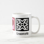 Peace Love Crosswords Mugs
