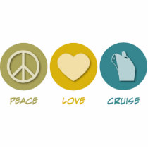 Peace Love Cruise Photo Cutout