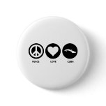 Peace Love Cuba buttons