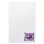 Peace Love Cure 2 Alzheimer's Disease Customized Stationery