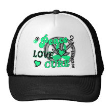 Peace Love Cure 2 Celiac Disease Mesh Hat