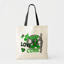 Peace Love Cure 2 Cerebral Palsy Tote Bags