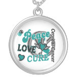 Peace Love Cure 2 Cervical Cancer Jewelry