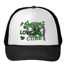 Peace Love Cure 2 Liver Cancer Mesh Hat