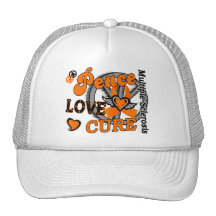 Peace Love Cure 2 Multiple Sclerosis Hat