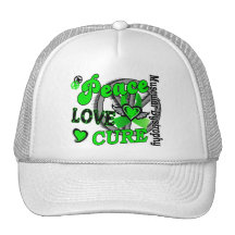 Peace Love Cure 2 Muscular Dystrophy Hats