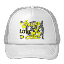 Peace Love Cure 2 Testicular Cancer Hats