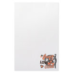 Peace Love Cure 2 Uterine Cancer stationery