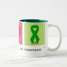 Peace Love Cure Bipolar Disorder Mug