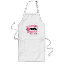 PEACE LOVE CURE BREAST CANCER APRON