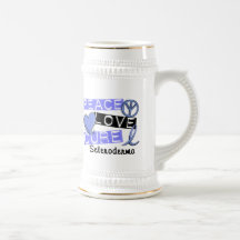 Peace Love Cure Scleroderma Coffee Mug
