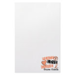 Peace Love Cure Uterine Cancer stationery