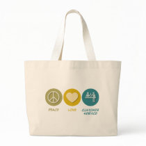Peace Love Customer Service Bag