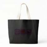 Peace Love Czech Canvas Bags