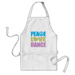 Peace Love Dance Aprons