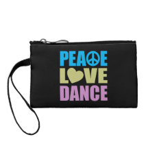 Peace Love Dance Coin Purse