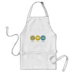 Peace Love Danish Apron