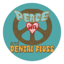 Peace Love Dental Floss