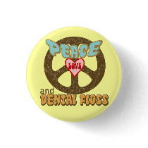 Peace Love Dental Floss Vintage