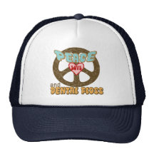 Peace Love Dental Floss Vintage Trucker Hat