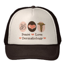 Peace Love Dermatology Hat