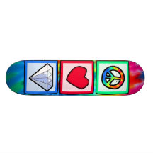 Peace, Love, Diamonds Skate Board Deck