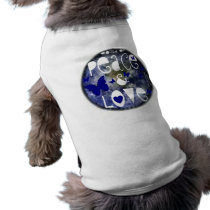 Peace & Love - Dog Shirt