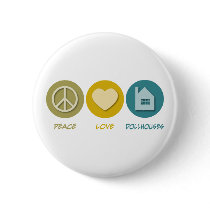 Peace Love Dollhouses Pin