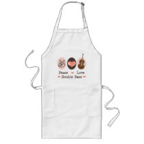 Peace Love Double Bass Apron