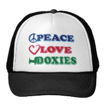 Peace-Love-Doxies- Dachsund Hat