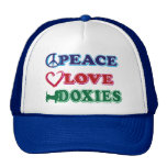 Peace Love Doxies Mesh Hats