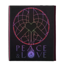 Peace & Love Dream Catcher iPad Folio Covers