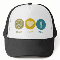Peace Love Drill Hats